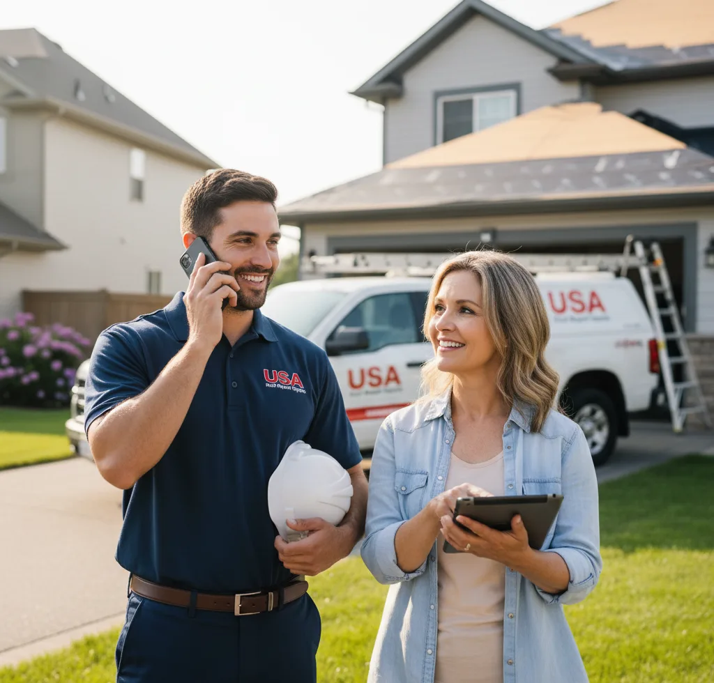 USA Roof Repair Experts customer support in Caraway